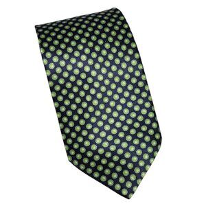 Brioni Neck Tie Mens Silk Polka Dot Hand Made Italy Necktie Luxury Designer
